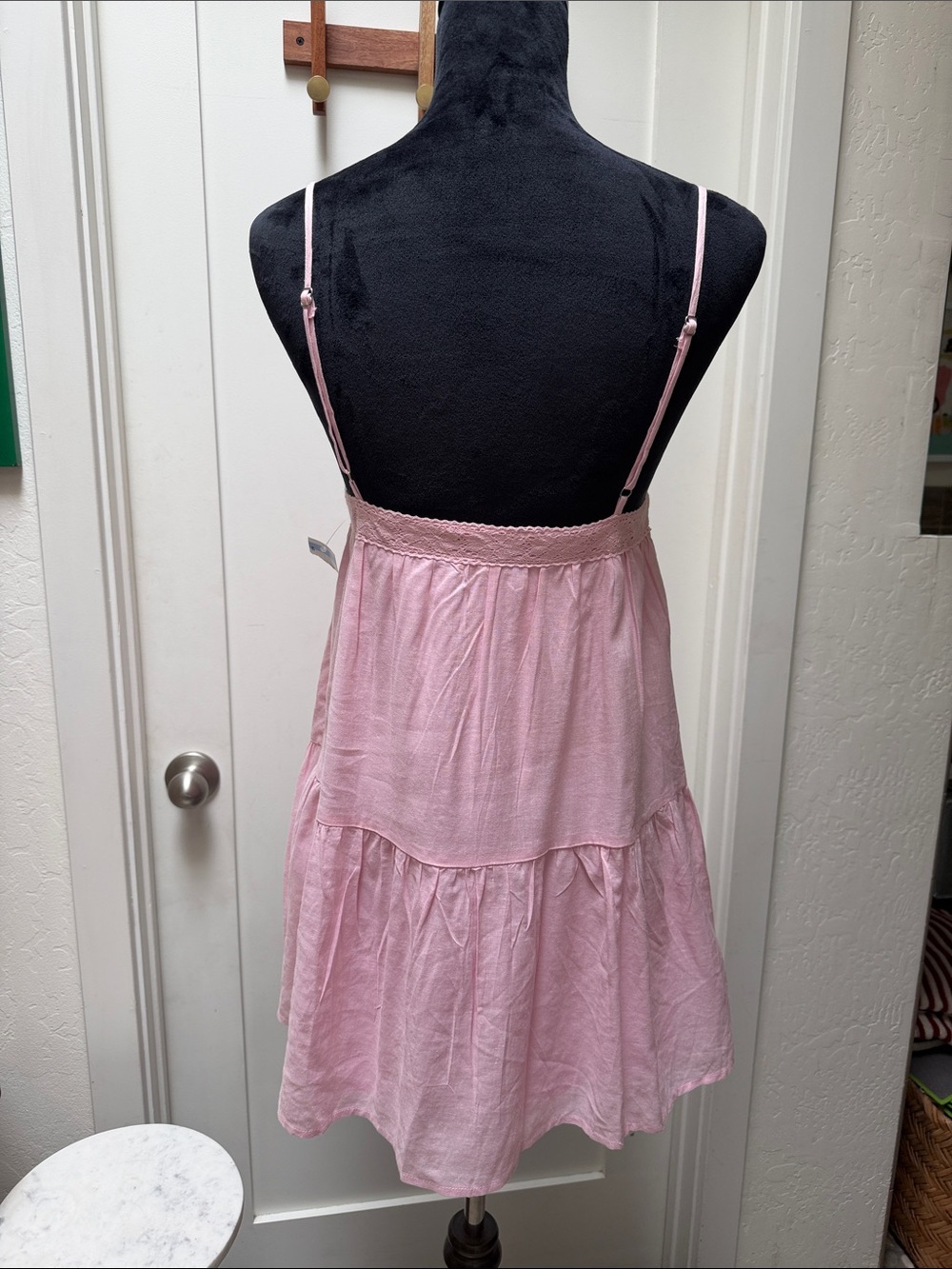 Princess Polly Pale Pink Tiered Spaghetti Strap Dress - Picture 7 of 16